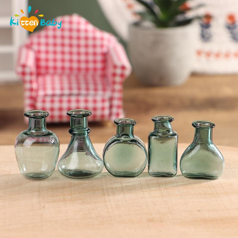 Woodworking Veneer - Miniature Dollhouse Glass Vase, Mini Vaso