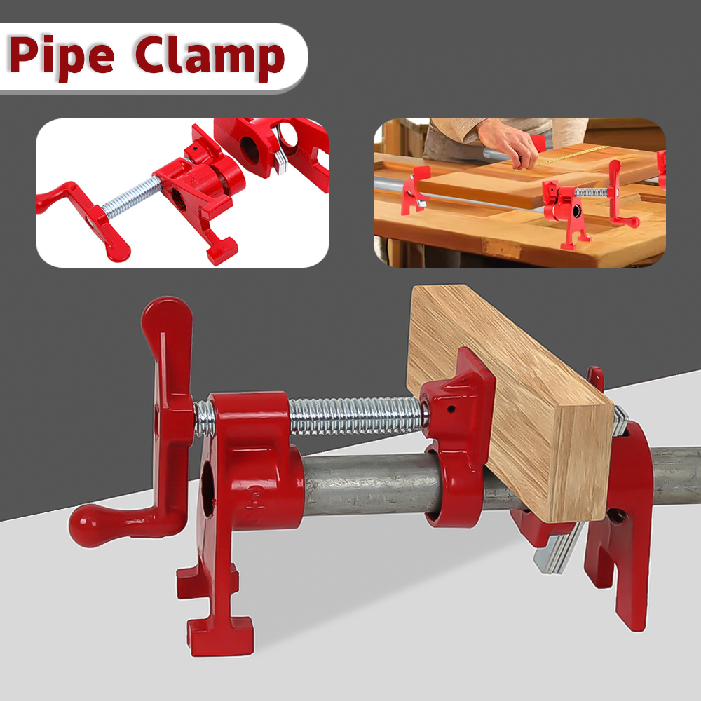 Woodworking Shops - Braçadeira de tubo resistente de 1/2