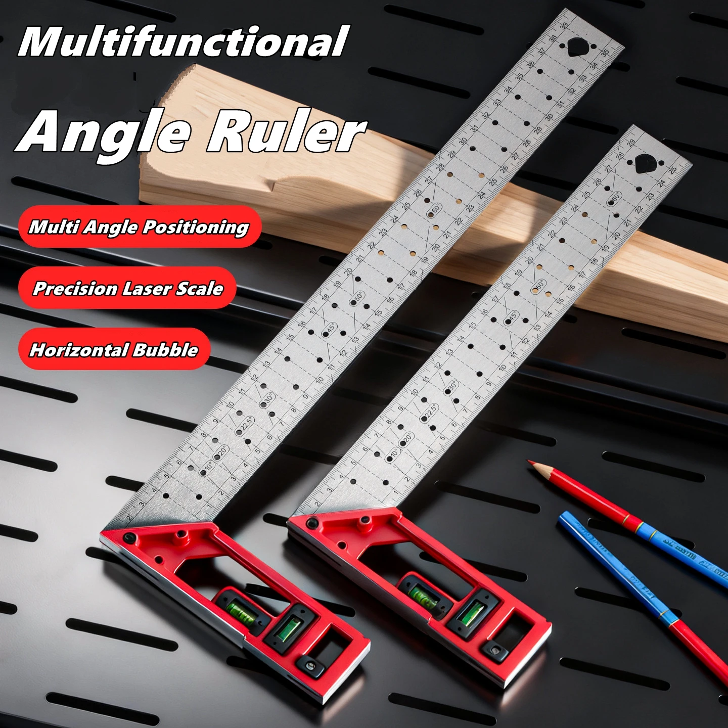 Woodworking Multi Tool - Régua de Ângulo para Marcenaria com