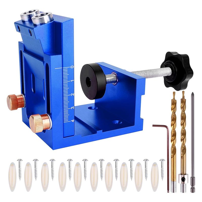 Woodworking Clamp - Novo Kit de Gabarito para Furos