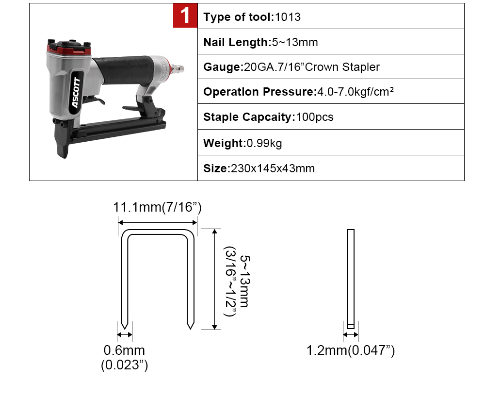20ga 5-13mm 100 pçs 1013j indu - Woodworking Nails avaliação e preço