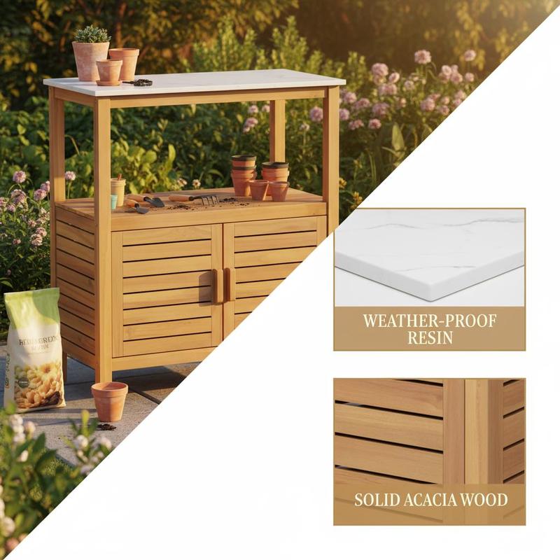 Bancada de Jardinagem Externa  - Woodworking Workbench avaliação e preço
