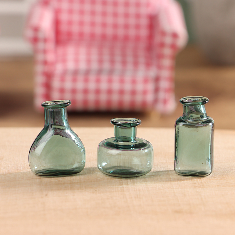Miniature Dollhouse Glass Vase - Woodworking Veneer avaliação e preço