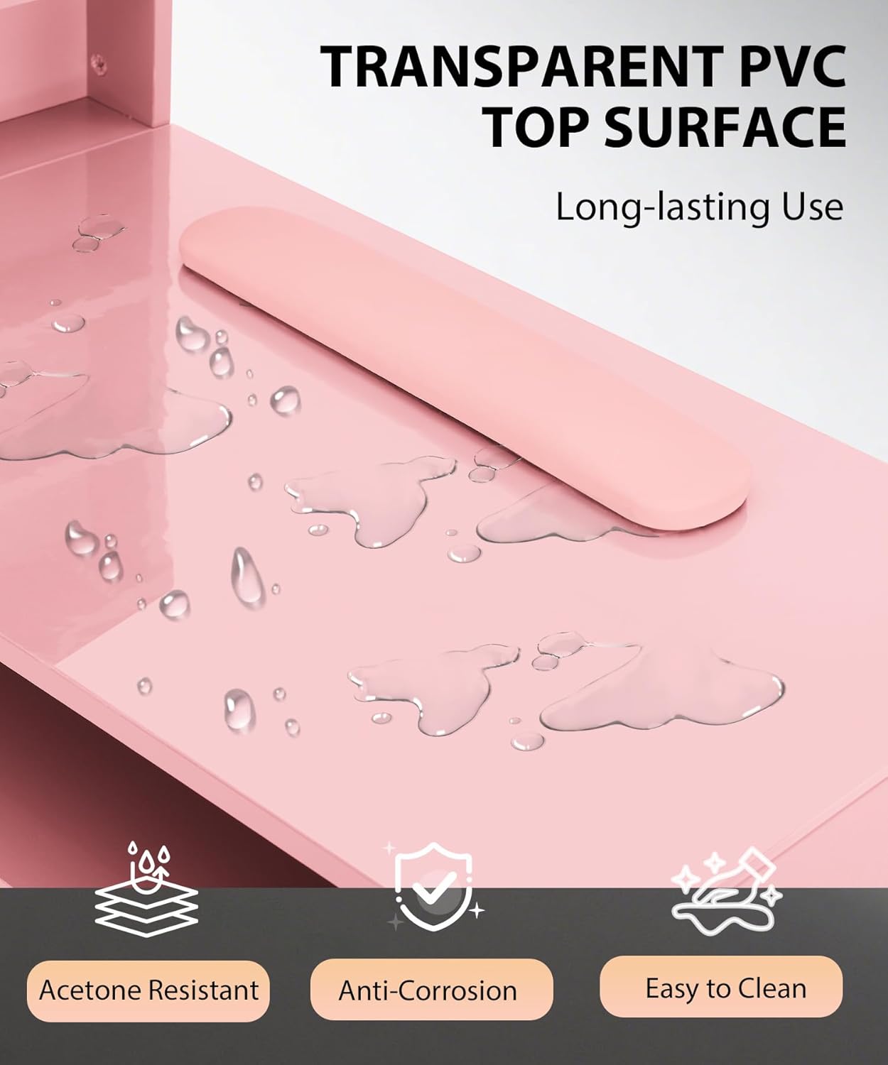 Mesa de Unhas Rosa para Técnic - Woodworking Nails avaliação e preço