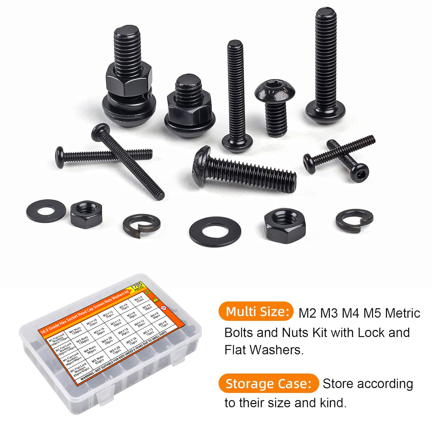 1705 peças kit de parafuso de  - Woodworking Shops avaliação e preço